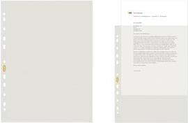 ELBA Prospekthülle Recycling DIN A4 transluzent 0,08 mm PE 50 Stk oben offen