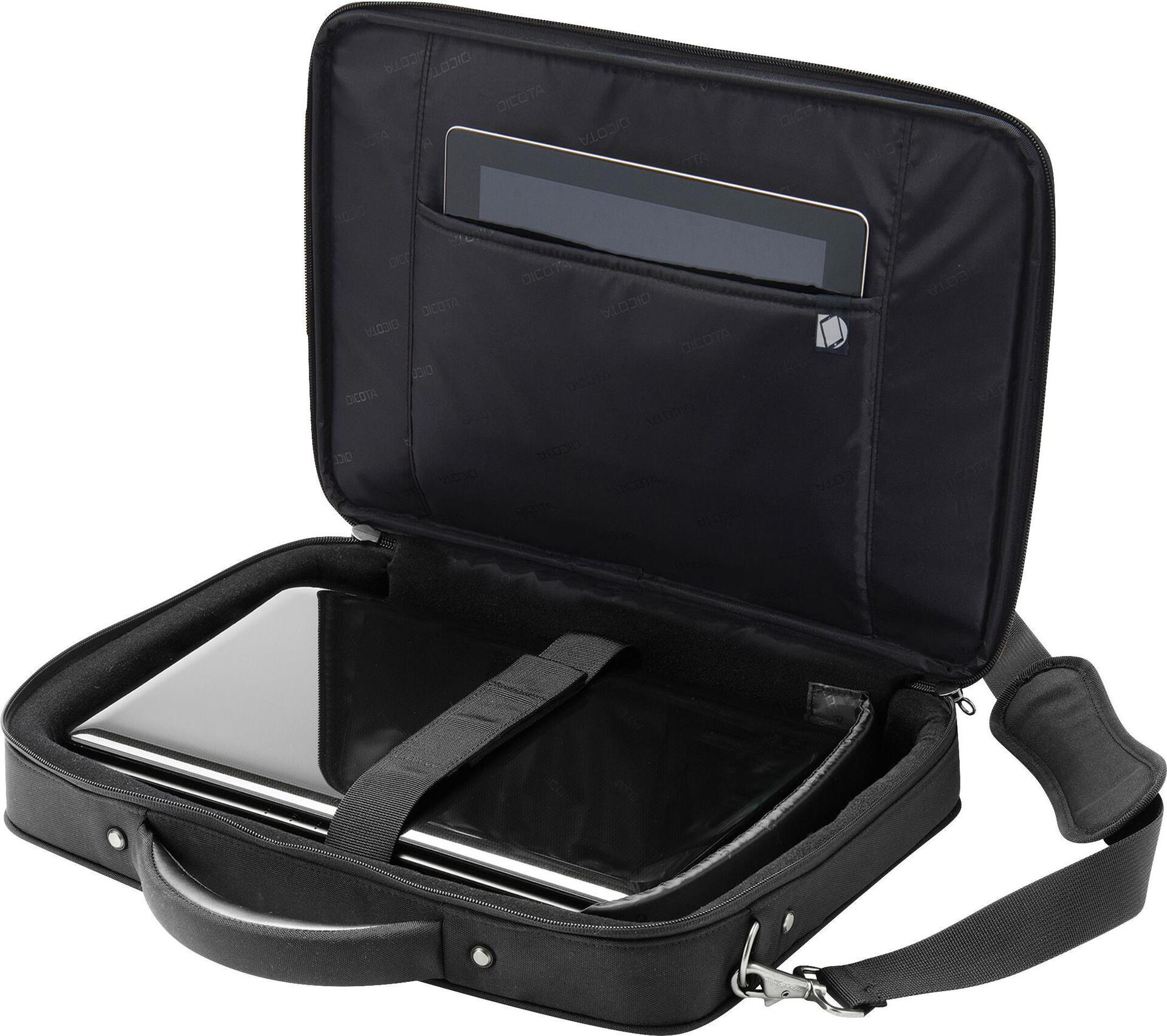 Dicota Eco Multi COMPACT 14-15.6" Notebooktasche 39,6 cm (15.6" ) Aktenkoffer Schwarz (D30143-RPET)