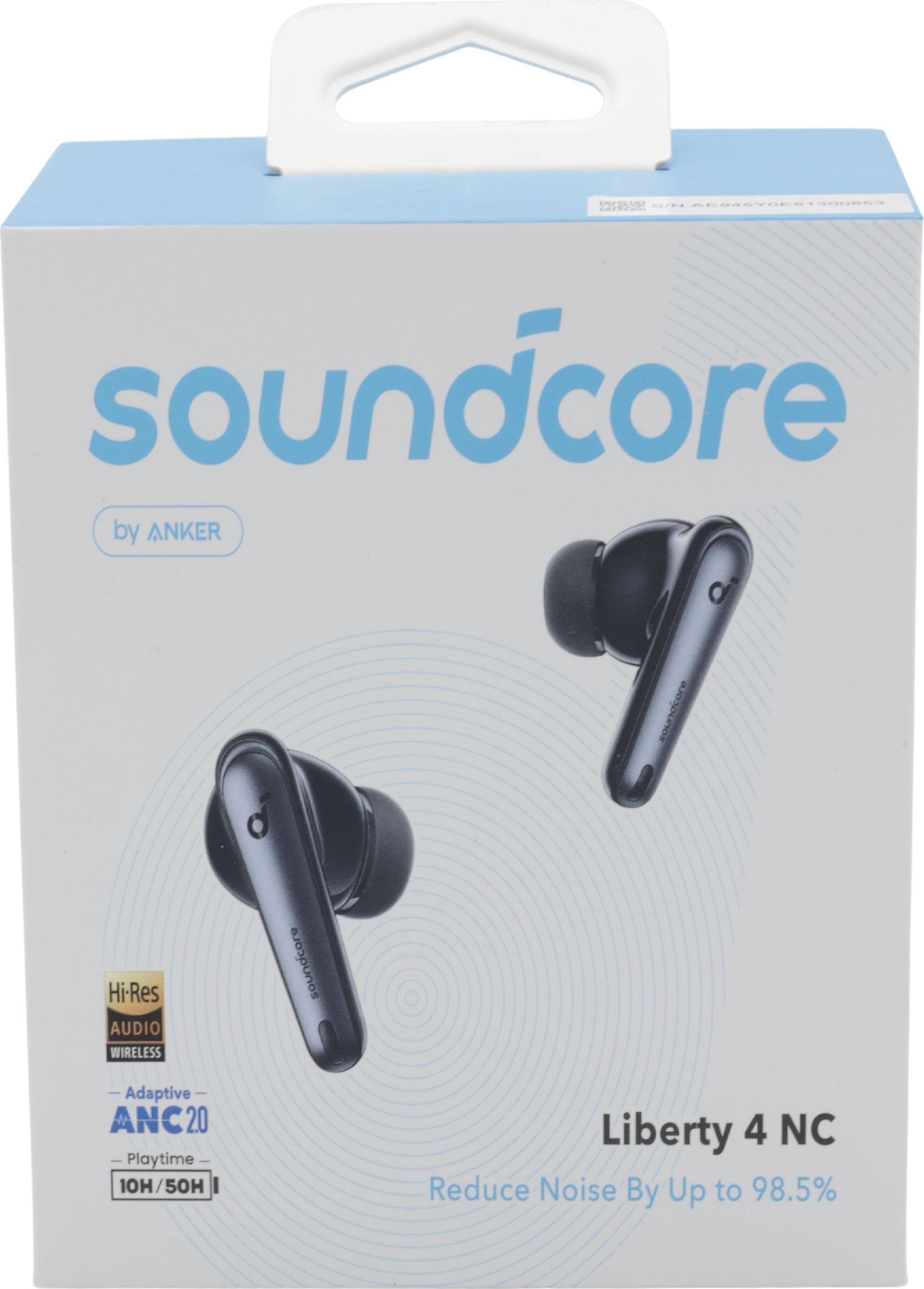 Soundcore Liberty 4 NC In-Ear True Wireless Kopfhörer mit ANC und Bluetooth Velvet Black