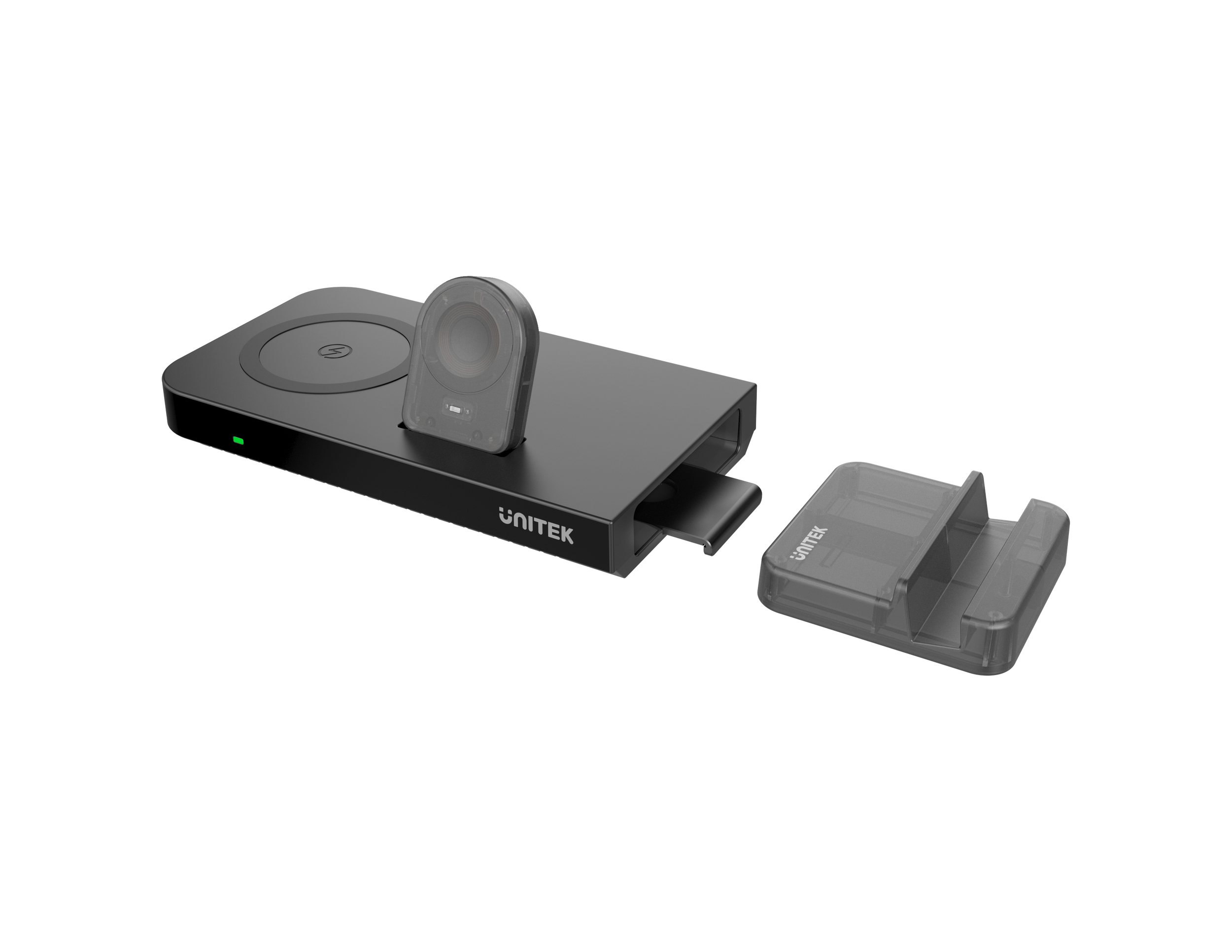 Unitek MagMighty Combo 5 Kabelloses Ladegerät 48W Schwarz