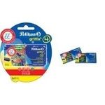 Pelikan griffix Tintenpatronen "Tiere"-"Sport + Space im Blister, für Füllhalter "griffix", Farbe: königsblau (960559)