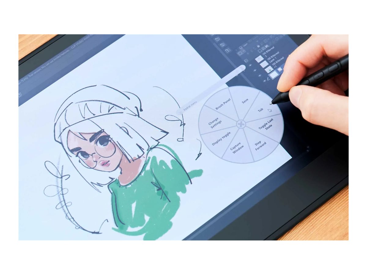 Wacom Movink 13 13,3" OLED-Display Digitalisierer Schwarz