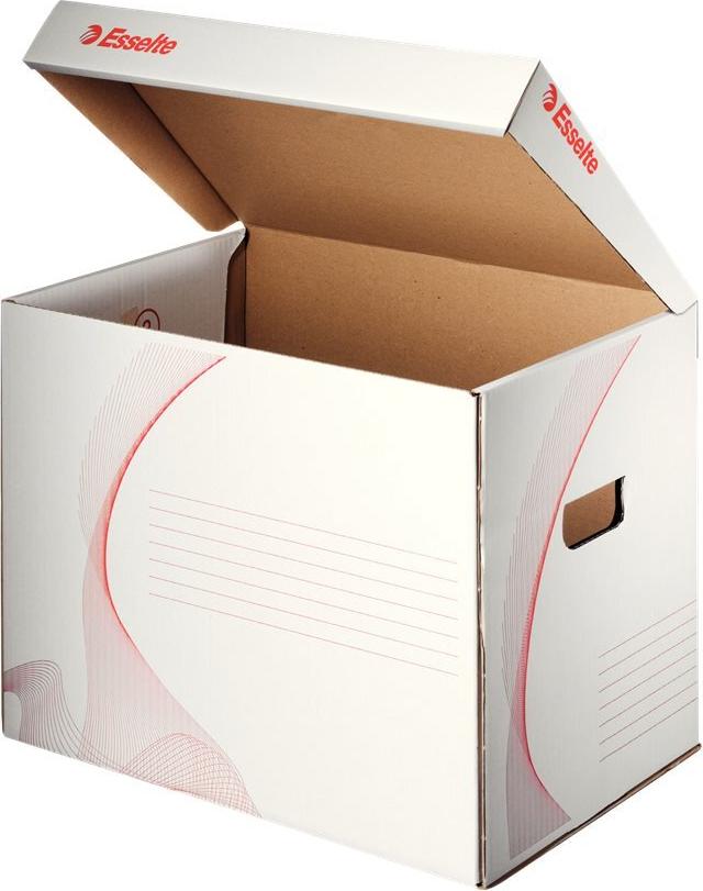 Esselte Leitz 10 Archivcontainer weiß 39.8 x 28.0 30.2 cm (128911)