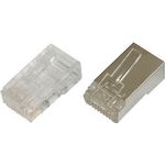 DIGITUS CAT 6 Modularstecker für Rundkabel geschirmt 100 Stk. 6 Modular Stecker 8P8C (DN-219603)
