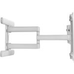 InLine® Premium Aluminium Wandhalterung, für Flach-TV (37-80"), max. 70kg, weiß (23118W)