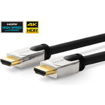 Vivolink PROHDMIHDM3 HDMI-Kabel 3 m HDMI Typ A (Standard) Schwarz - Edelstahl (PROHDMIHDM3)