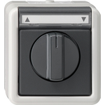 GIRA 015430 Elektroschalter Schwarz - Grau (015430)