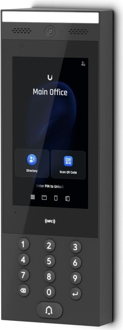 Ubiquiti 20° inward angle mounting provides an enhanced camera viewing angle. (UACC-INTERCOM-WM)