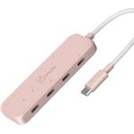 j5create Umweltfreundlicher USB-C®-zu-Hub Typ C Gen 2 mit 4 Anschlüssen (JCH345ER-N)