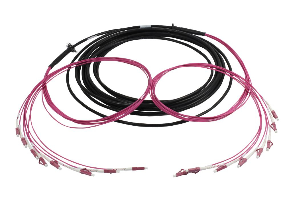 Synergy 21 S217079 Glasfaserkabel 100 m 8x LC OM4 Pink