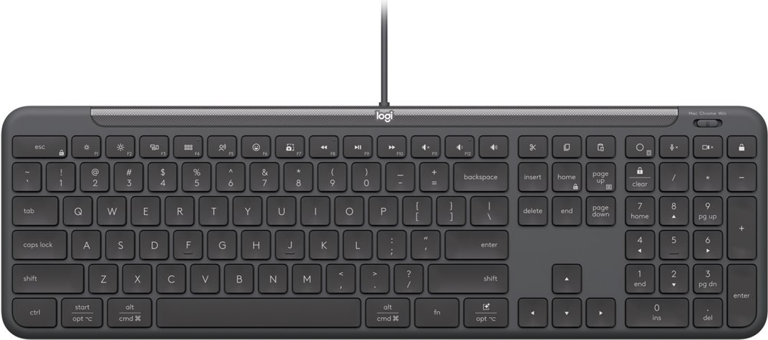 LOGITECH WIRED KB K620 FOR BUSINESS GRAPHITE - US INTL-INTNL-973 (920-013333)