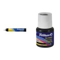 Pelikan Kunstschrift-Tusche Scribtol, Inhalt: 30 ml, schwarz für Zieh- und Zeichenfedern, besonders leichtflüssig (221135)