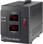 PowerWalker AVR 2000 SIV FR Spannungsregler 110 - 280 V 2 AC-Ausgänge Schwarz (AVR 2000/SIV)