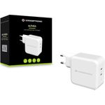 CONCEPTRONIC ALTHEA08W USB-C Ladegerät 2-Port 100W GaN PD weiß
