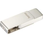 Hama Uni-C Rotate Pro USB-Stick 64 GB USB Typ-C 3.2 Gen 1 (3.1 Gen 1) Silber (00182495)