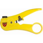 Logilink WZ0032 Abisolierzange für Netzwerkkabel 3,5-9 mm mit Kabelschneider Gelb