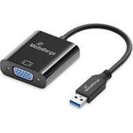 MEDIARANGE USB-A 3.0 auf VGA HD15 Video Konverter 20cm sw - Converter (MRCS230)