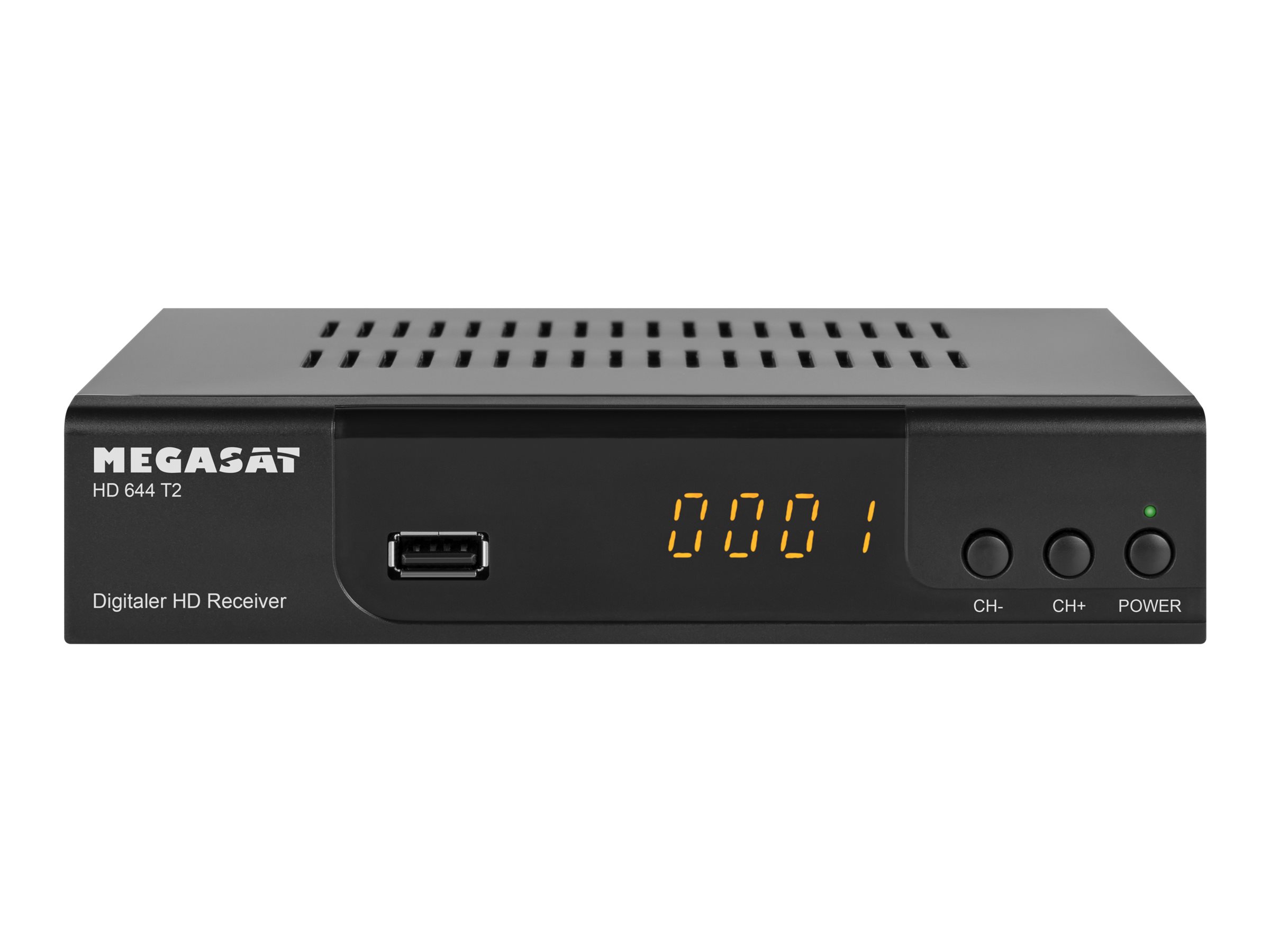 Megasat HD 644 T2 DVB-T2 Receiver Full HD Schwarz