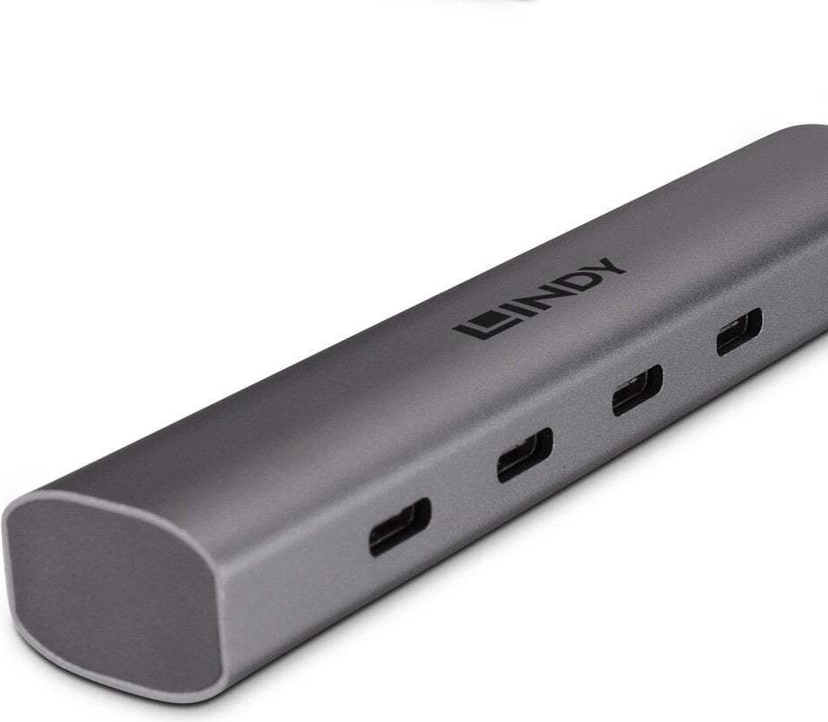 Lindy 4 Port USB 3.2 Gen 2 Typ C Hub Zum Anschluss von vier USB 