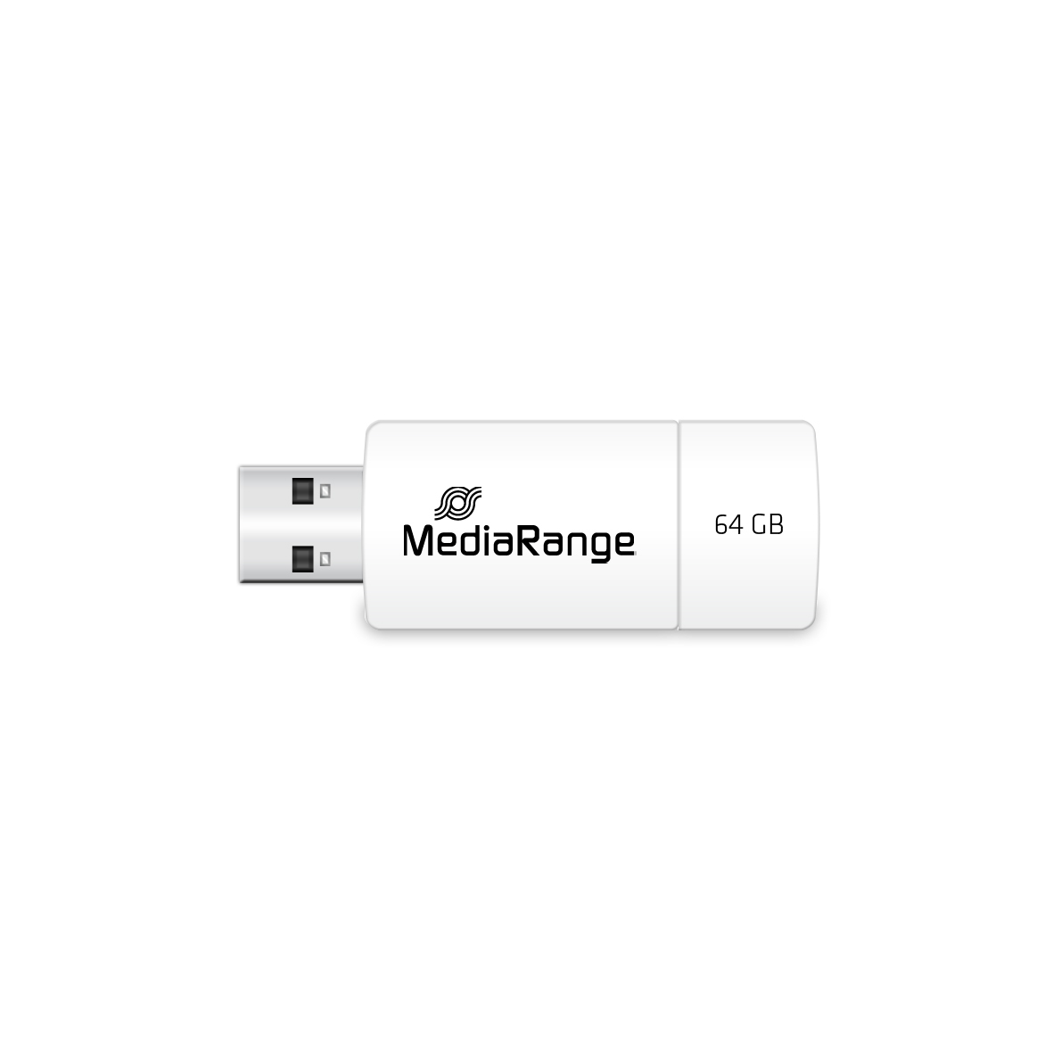 MediaRange MR974 USB-Stick 64 GB USB 2.0 Blau, Weiß