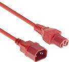 ACT Powercord C14 - C15 red 0.6 m (AK5298)