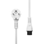 MicroConnect Stromkabel CEE 7/7 - C5 3m H05VV-F3x0,75mm2 CU, Male-Female (PE010830W)