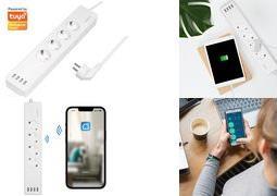 LogiLink Smart Home Wi-Fi Outlet Strip 4Port + USB (SH0104)