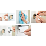 tesa Befestigungsadapter BK43-2 Befestigungskit zum erneuten Befestigen von tesa Duschkorb - 1 Stück (40349-00000-00)