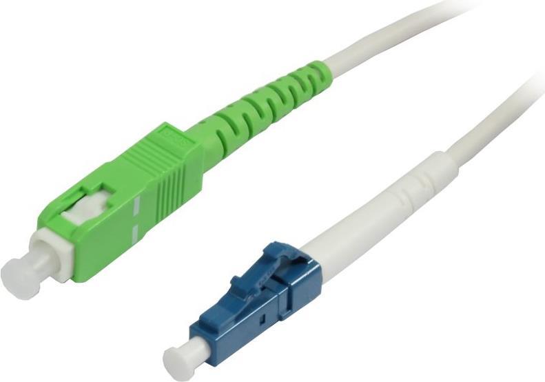 Synergy 21 S215640 Glasfaserkabel 0,5 m LSZH OS2 LC/UPC SC/APC Weiß (S215640)