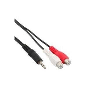 INLINE Audiokabel Stereo Mini-Klinkenstecker männlich zu RCA weiblich (89941)