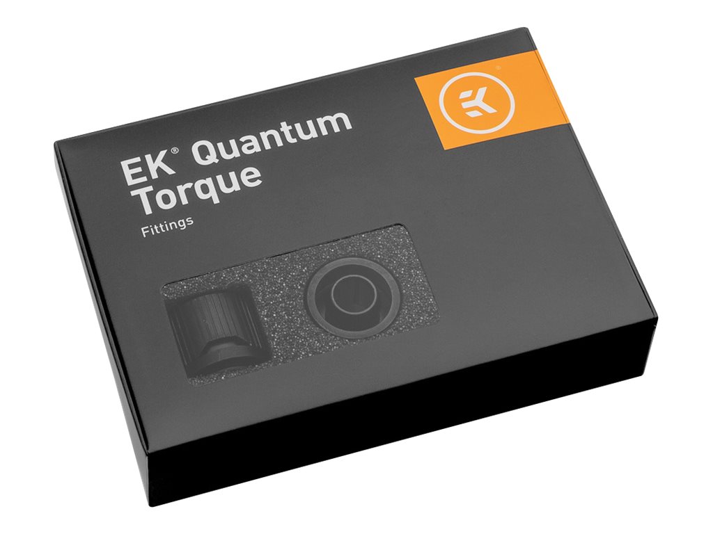 EK Water Blocks EK-Quantum Torque STC 10/13 Anschluss-Set 6er-Pack für 10/13 mm Soft-Tubing Black Nickel