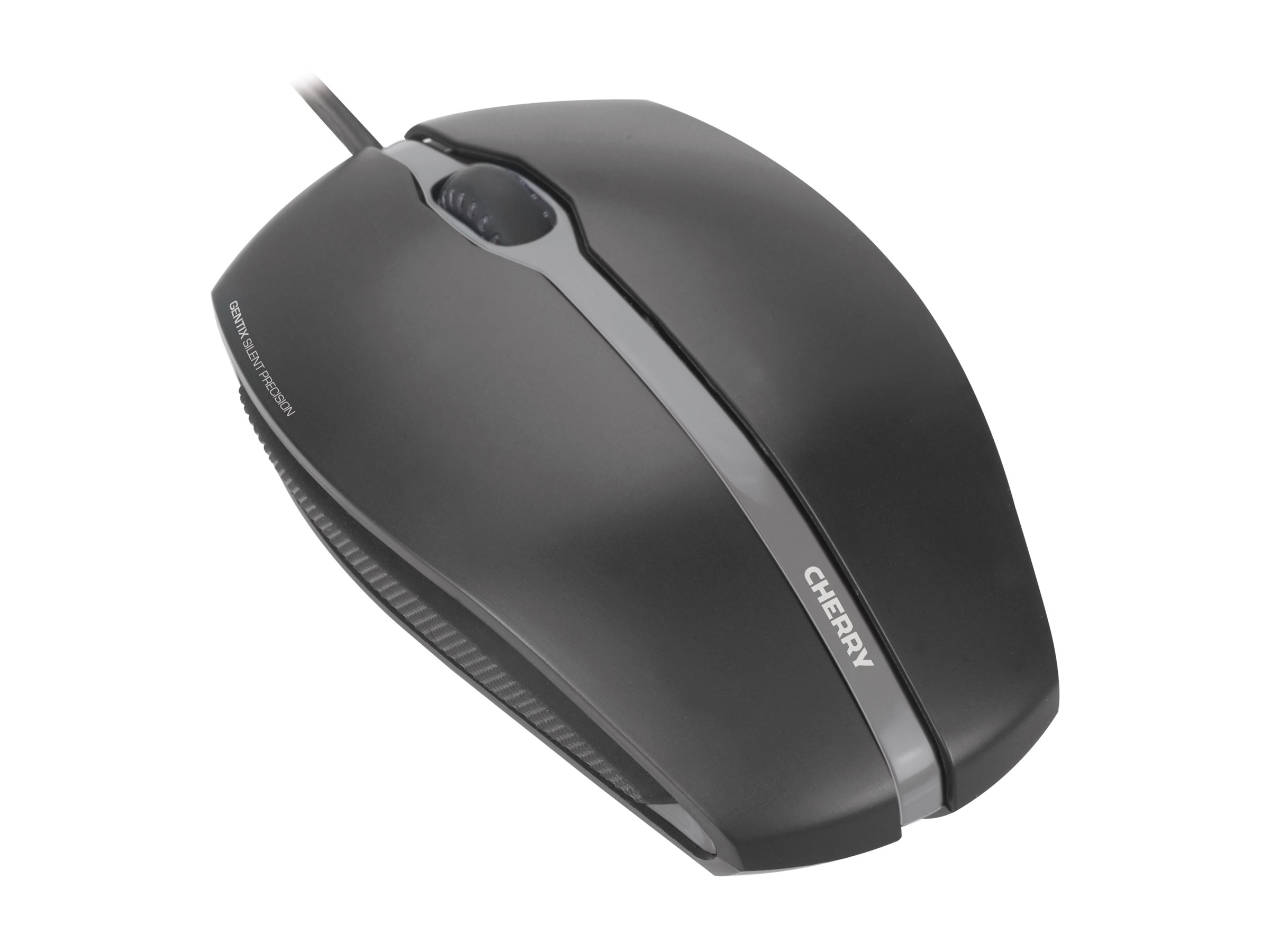 CHERRY GENTIX Silent Kabelgebundene Optische Maus USB 1000 DPI Schwarz