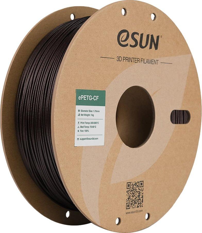 EPETG-CF 1,75mm BLACK RED 1kg ESUN 3D FILAMENT (EPETG-CF-P175BR1)