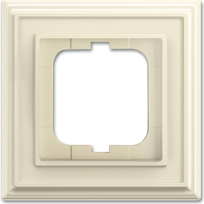 Busch-Jaeger 1754-0-4673. Produktfarbe: Elfenbein, Design: Schraubenlos (1754-0-4673)