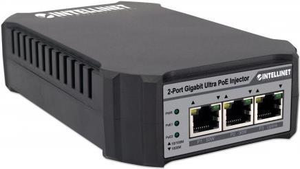 Intellinet 2-Port Gigabit Ultra PoE-Injektor (561488)