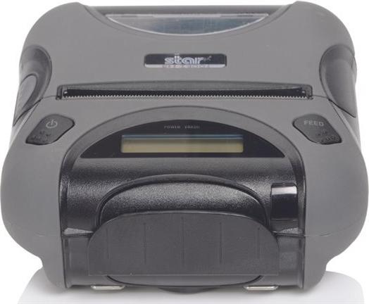 Star SM-T300i, 8 Punkte/mm (203dpi), Display, RS232, BT (iOS), Kit (RS232) Mobildrucker, Thermodirekt, 8 Punkte/mm (203 dpi), Medienbreite (max): 80 mm, Druckbreite (max.): 72 mm, Rollendurchmesser (max.): 50mm, Geschwindigkeit (max.): 75 mm/Sek, LCD Display, Black Mark Sensor, RS232, Bluetooth (SPP, iOS), inkl.: Kabel (RS232), Netzteil (EU), Gürtelclip, Akku, Bonrolle (39634830)