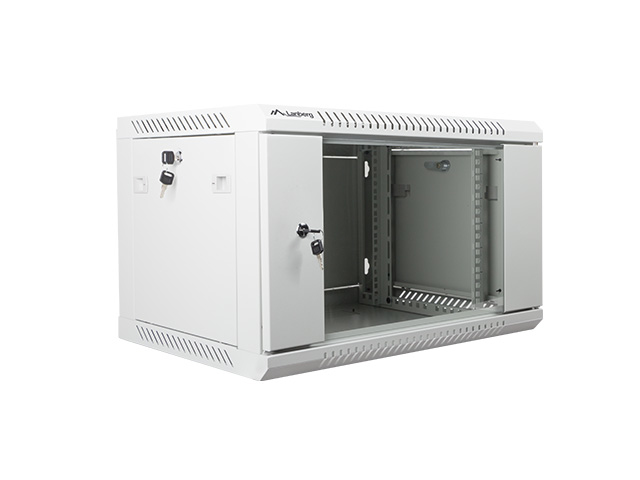 Lanberg WF01-6406-10S Netzwerkschrank 19" 6U 60x45 cm Grau