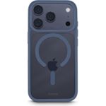 Hama Handyhülle Frame Protect f. iPhone 17 Pro, magnetisch, durchsichtig, Blau (00232426)
