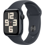 Apple Watch SE GPS 40mm Midnight Aluminium Case mit Midnight Sport Band - S/M (MXE73QF/A) (geöffnet)