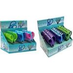 WEDO Bastelschere Gripy black, rund, Länge: 175 mm, 30er Display, für Rechtshänder, aus rostfreiem Edelstahl, - 30 Stück (732 699)