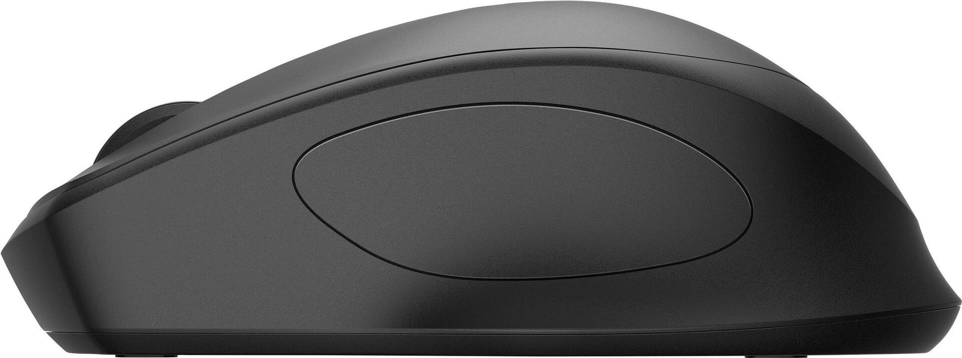 HP 285 Silent Ergonomische Maus 2.4 GHz Schwarz