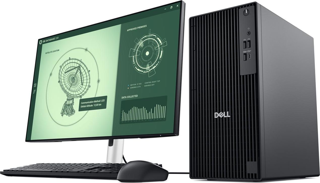 Dell Pro Tower QCT1250 Intel Core Ultra 5 235 16 GB RAM 512 GB SSD Schwarz