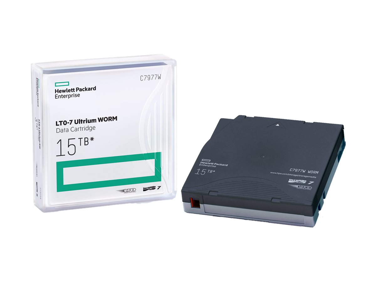 HPE Ultrium WORM Data Cartridge LTO Ultrium WORM 7 6 TB / 15 TB Blue