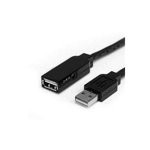 StarTech.com 35m aktives USB 2.0 Verlängerungskabel - Stecker/Buchse - USB 2.0 HighSpeed Kabel Verlängerung - USB-Verlängerungskabel - USB (M) zu USB (W) - USB 2.0 - 35 m - aktiv - Schwarz - für P/N: SVA5H2NEUA, UUSBOTG