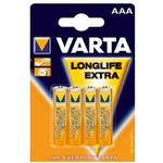 Varta Longlife Extra - Batterie 4 x AAA-Typ Alkalisch (04103101414)