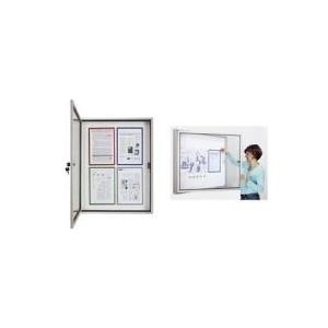 magnetoplan Schaukasten CC, 4 x DIN A4, Außen--Innenbereich mit schlagfestem Acryl-Sicherheitsglas, Rückwand aus (1216000)