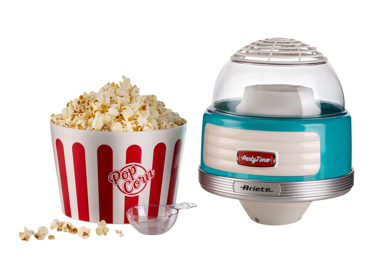 Ariete Party Time 2957 Pop Corn XL Popcornmaschine 1100 W Hellblau