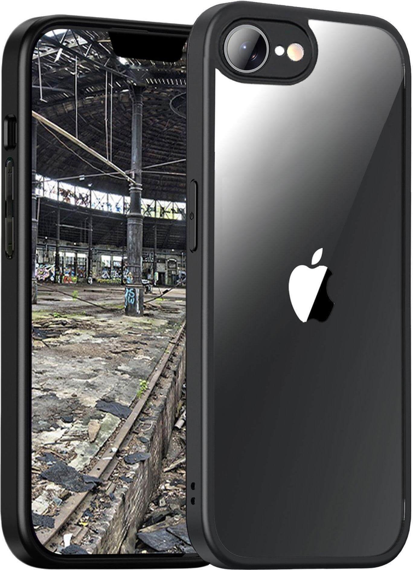 JT Berlin BackCase Pankow Hybrid| Apple iPhone 16e| schwarz/transparent| (11113)