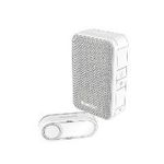 Honeywell Serie3 Funk-Gong mit Klingeltaster weiß Funk-Reichweite von bis zu 150 m (DC311S)