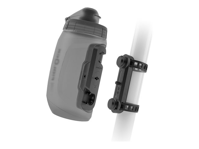 Fidlock Twist Bottle 450 + Uni Base Smoke, Schwarz